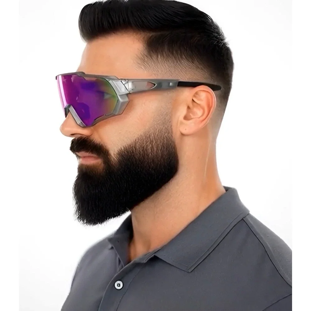 Sport Sunglasses Cycling‎ Glasses Windproof UV Protection Running Fishing Gafas